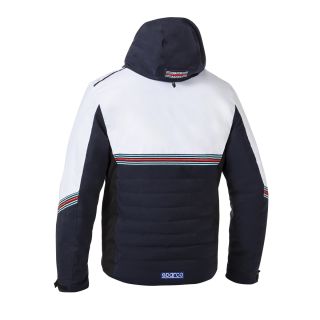 Kurtka zimowa SPARCO MARTINI RACING - granatowo-biała