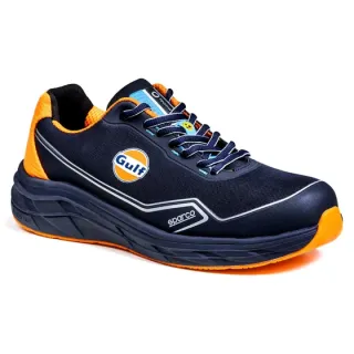 Buty SPARCO IMPULSE MIRAGE GULF ESD S1PS SR FO HRO SC- granatowo-pomarańczowe