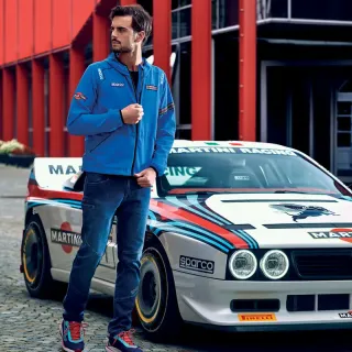Kurtka SPARCO WINDSTOPPER MARTINI RACING niebieska