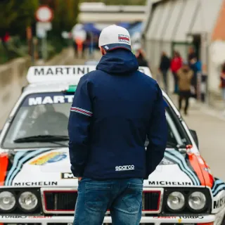 Kurtka SPARCO WINDSTOPPER MARTINI RACING granatowa