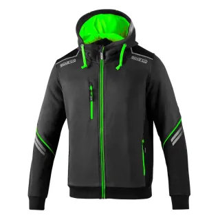 Kurtka SPARCO TECH HOODED - szaro-zielona