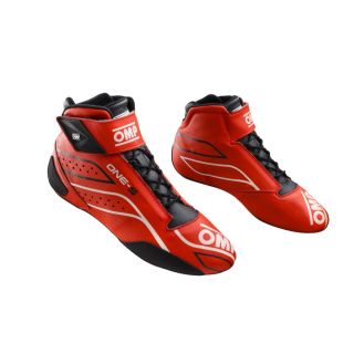 Buty OMP ONE-S FIA 8856-2018 czerwone