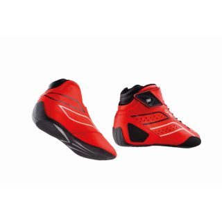 Buty OMP ONE-S FIA 8856-2018 czerwone