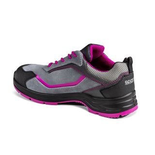 Buty SPARCO INDY DANICA ESD S3S SR FO LG - szaro-fuksjowe