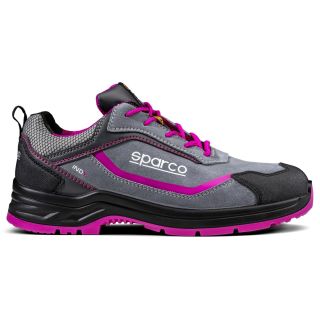 Buty SPARCO INDY DANICA ESD S3S SR FO LG - szaro-fuksjowe