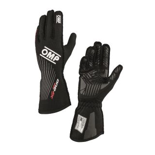 Rękawice OMP ONE EVO FX FIA 8856-2018 czarne