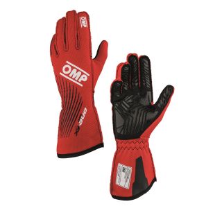 Rękawice OMP ONE EVO FX FIA 8856-2018 czerwone
