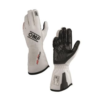 Rękawice OMP ONE EVO FX FIA 8856-2018 białe