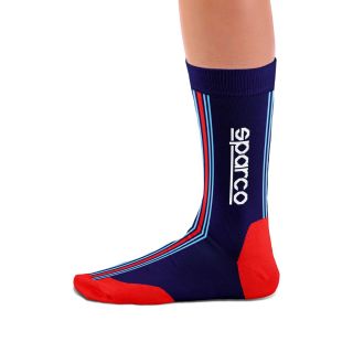 Skarpety SPARCO ICONIC DESIGN MARTINI RACING - granatowo-czerwone