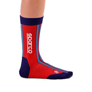 Skarpety SPARCO ICONIC DESIGN MARTINI RACING - czerwono-granatowe