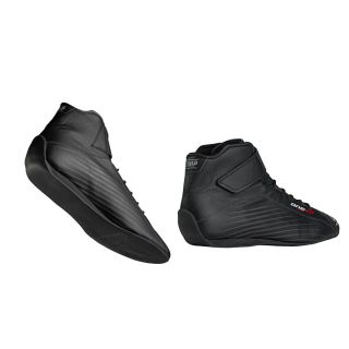 Buty OMP ONE EVO FX LEATHER FIA 8856-2018 czarne