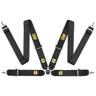 Pasy bezpieczeństwa OMP FIRST 3 – 3", 4-pkt. FIA 8854-1998 czarne