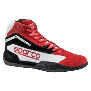 Buty SPARCO GAMMA KB-4 czerwono-białe