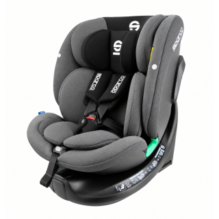Fotelik dziecięcy SPARCO SK7000I ISOFIX szary
