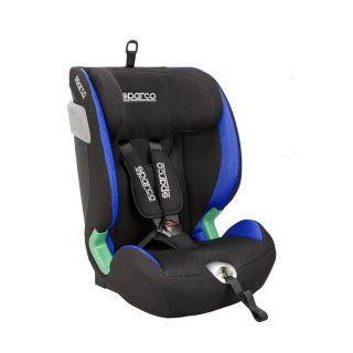Fotelik dziecięcy SPARCO SK5000I ISOFIX czarno-niebieski