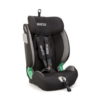 Fotelik dziecięcy SPARCO SK5000I ISOFIX czarno-szary