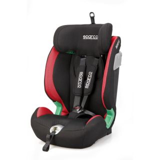 Fotelik dziecięcy SPARCO SK5000I ISOFIX czarno-czerwony