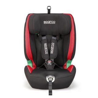 Fotelik dziecięcy SPARCO SK5000I ISOFIX czarno-czerwony