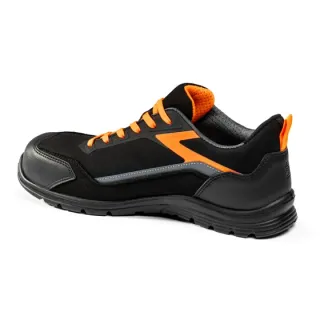 Buty SPARCO NITRO ADVANCED ELFYN ESD S3S SR FO SC czarno-pomarańczowe fluo