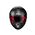 Kask Sparco STEALTH KF CARBON 8878-2024 czarno-czerwony