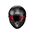 Kask Sparco STEALTH RF CARBON 8859-2024 czarno-czerwony