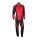Kombinezon kartingowy OMP KS-3X FIA 8877-2022 czarno-czerwony