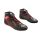 Buty kartingowe OMP KS-2X FIA 8877-2022 czarno-czerwone