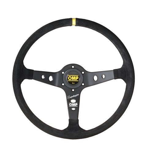 Kierownica zamszowa OMP CORSICA OV SUPERLEGGERO czarna