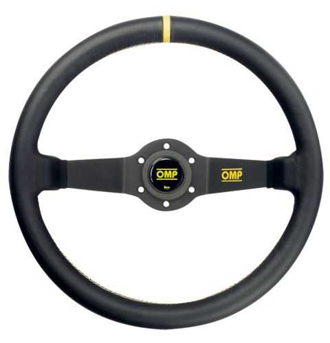 Kierownica skórzana OMP RALLY czarna