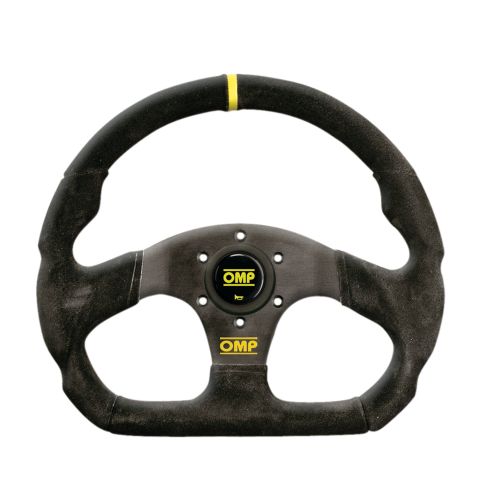 Kierownica zamszowa OMP SUPERQUADRO czarna