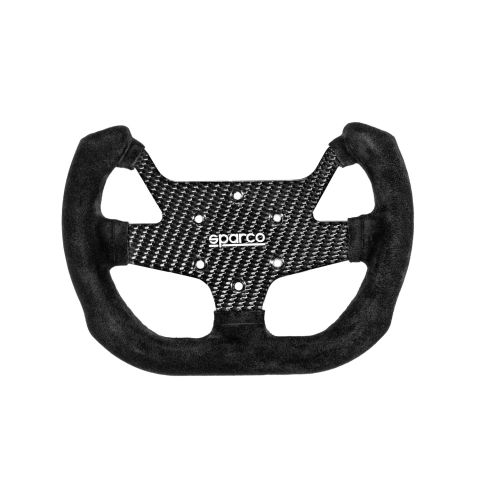 Kierownica zamszowa SPARCO F-10C CARBON czarna