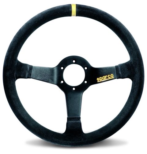 Kierownica zamszowa SPARCO R345 czarna