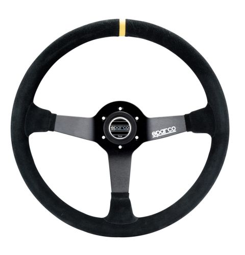 Kierownica zamszowa SPARCO R368 czarna