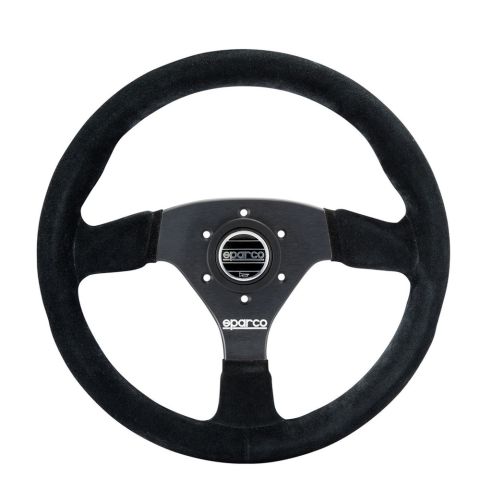 Kierownica zamszowa SPARCO R383 czarna