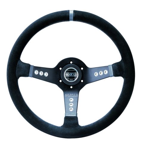 Kierownica zamszowa SPARCO L777 czarna