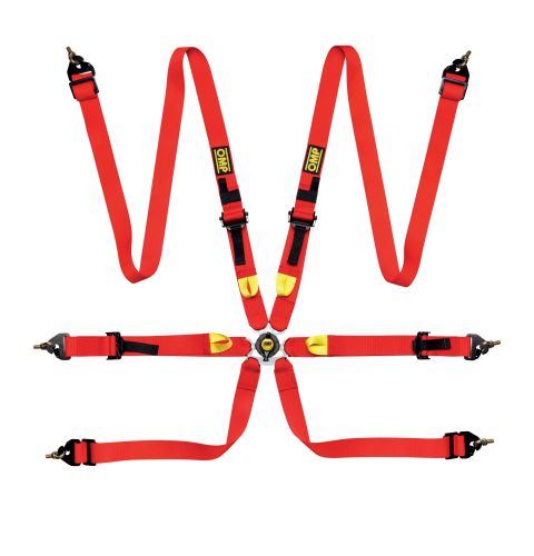 Pasy bezpieczeństwa OMP FIRST 2 DA0-0208-A01 – 2", 6-pkt.