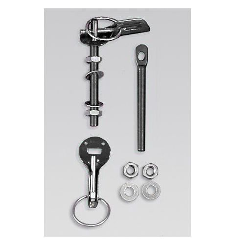 Zapinki kołkowe OMP aluminiowe – czarne