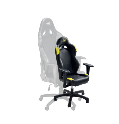 Fotel biurowy dziecięcy MINI OMP CHAIR czarno-czerwony