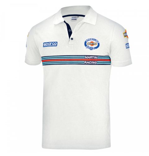 Polo SPARCO MARTINI RACING - białe