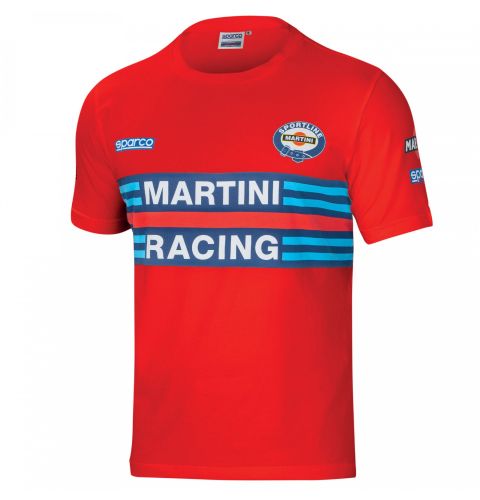 T-shirt SPARCO MARTINI RACING - czerwony