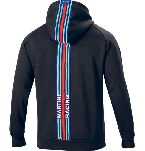 Bluza SPARCO MARTINI RACING BIG STRIPES - czarna