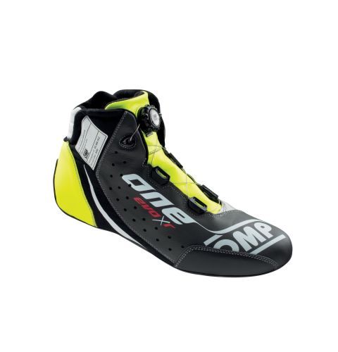 Buty OMP One Evo X R FIA 8856-2018 czarno-żółte