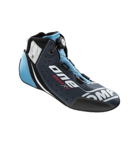 Buty OMP One Evo X R FIA 8856-2018 granatowo-błękitne