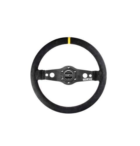 Kierownica zamszowa SPARCO R215 FLAT czarna