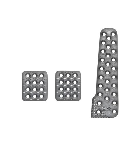Nakładki na pedały OMP - srebrne