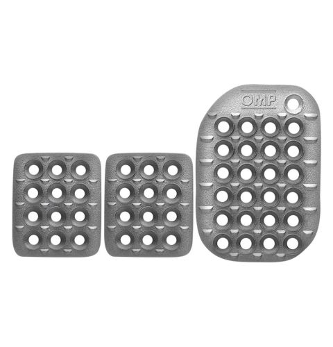 Nakładki na pedały OMP - srebrne