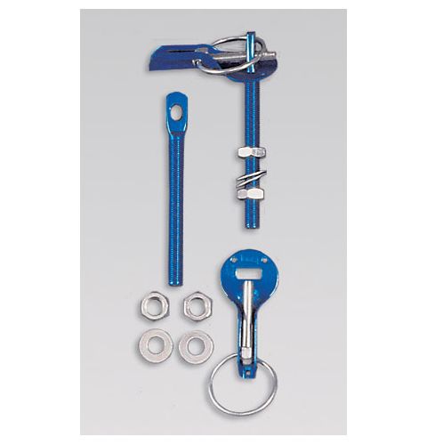 Zapinki kołkowe OMP aluminiowe – niebieskie