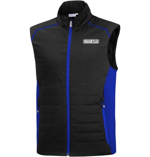 Bezrękawnik SPARCO VEST - czarno-niebieski