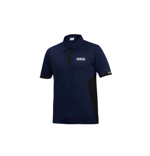 Polo SPARCO ZIP - granatowo-czarne