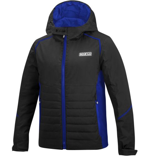 Kurtka SPARCO WINTER JACKET - czarno-niebieska